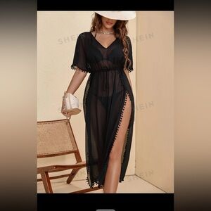 Black Sheer Cover up